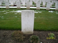Cite Bonjean Military Cemetery, Armentieres, France